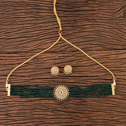 Antique Choker Necklace With Gold Plating