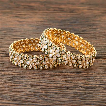 Antique Meenakari Bangles With Gold Plating