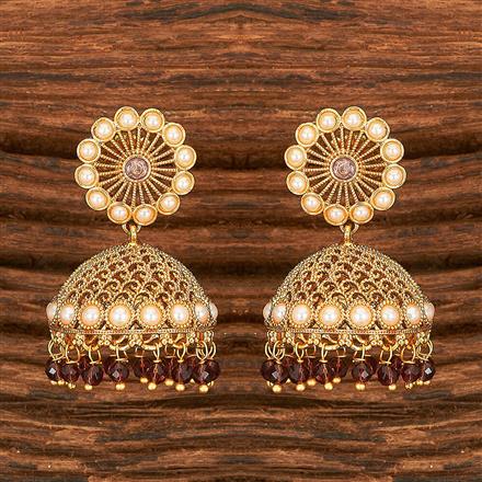 Antique Jhumki With Gold Plating