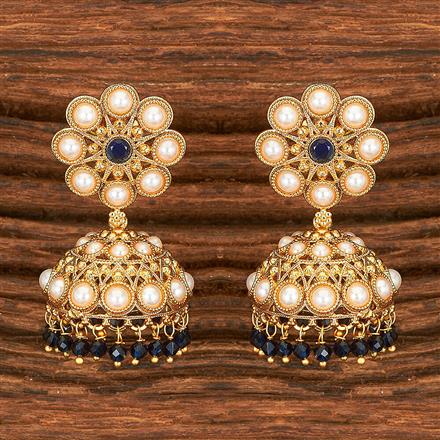 Antique Moti Earring With Gold Plating