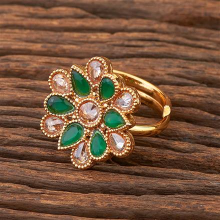 Antique Adjustable Ring With Gold Plating