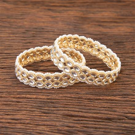 Antique Moti Bangles With Gold Plating