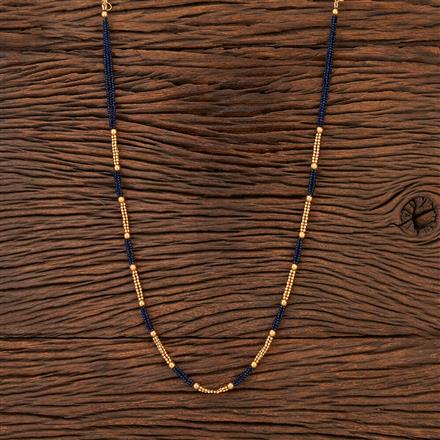 Antique Mala Necklace With Matte Gold Plating