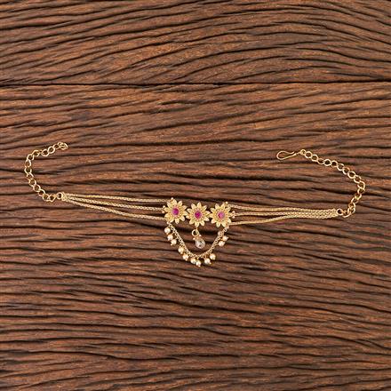 Antique Pearl Baju Band With Gold Plating