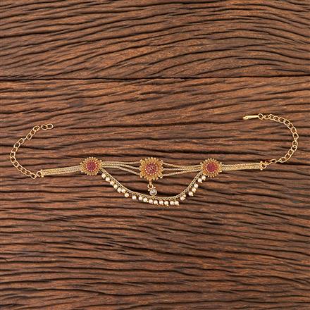 Antique Moti Baju Band With Gold Plating