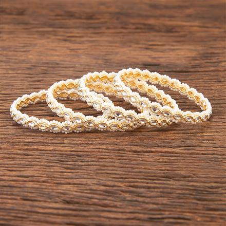 Antique Moti Bangles With Gold Plating