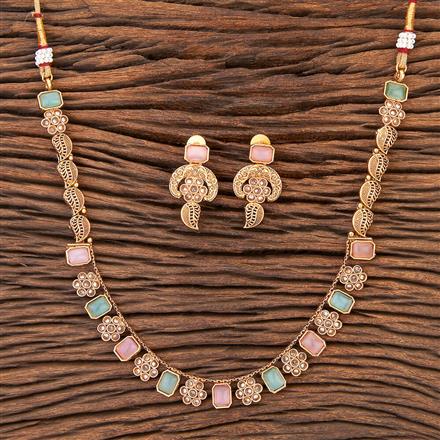 Antique Classic Necklace With Gold Plating