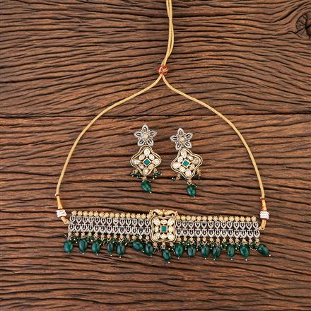 Antique Designer Necklace With 2 Tone Plating