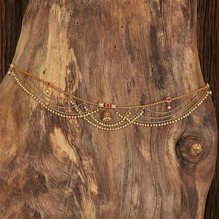 Antique Moti Belt With Gold Plating