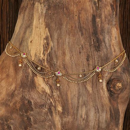 Antique Moti Belt With Gold Plating