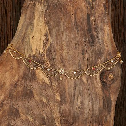 Antique Moti Belt With Gold Plating