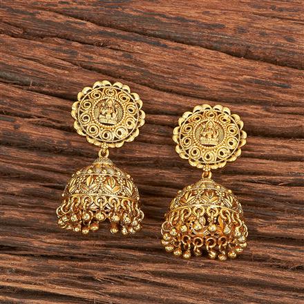 Antique Temple Earring With Gold Plating