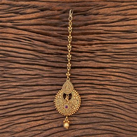 Antique Chand Tikka With Matte Gold Plating