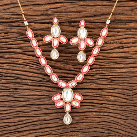 Antique Meenakari Necklace With Gold Plating