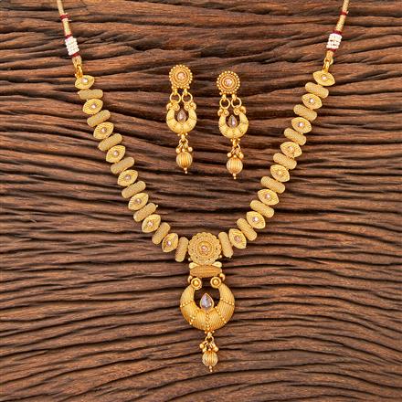 Antique Classic Necklace With Gold Plating