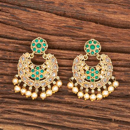 Antique Chand Earring With Gold Plating