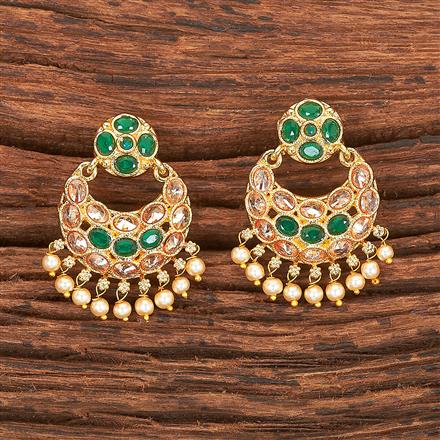 Antique Chand Earring With Gold Plating