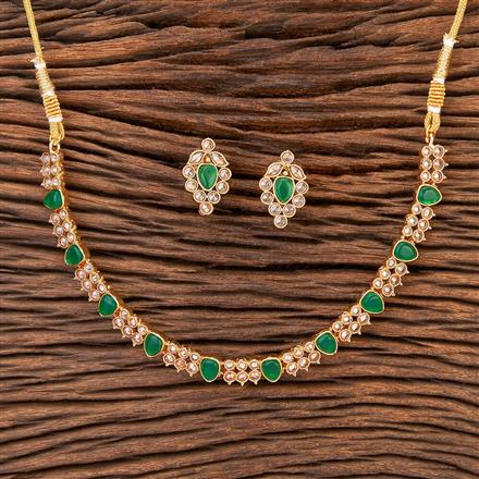 Antique Delicate Necklace With Gold Plating