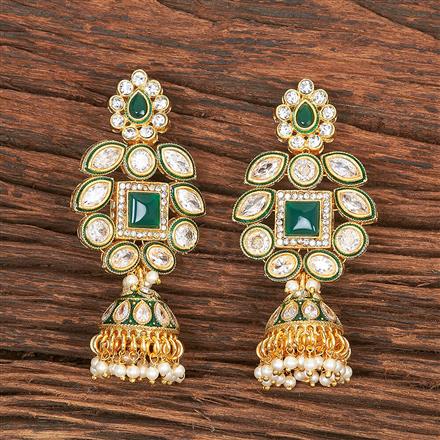 Antique Jhumki With Gold Plating
