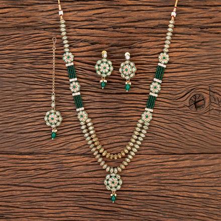 Antique Meenakari Necklace With Gold Plating