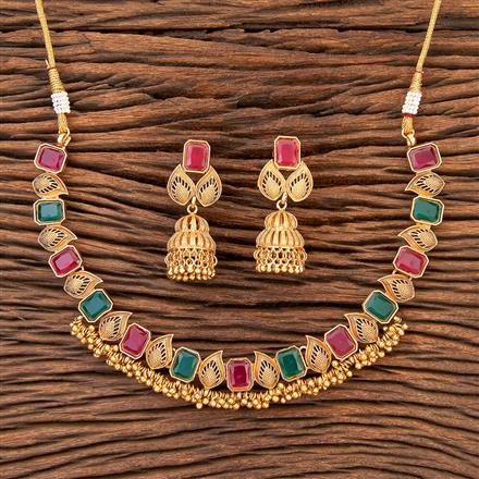 Antique Classic Necklace With Gold Plating