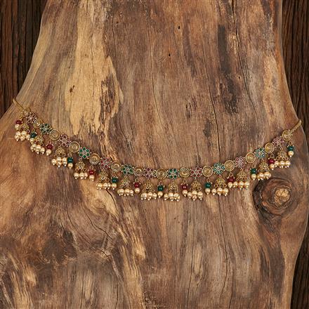 Antique Pearl Belt With Gold Plating