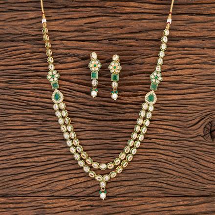 Antique Meenakari Necklace With Gold Plating