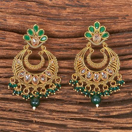 Antique Pearl Earring With Gold Plating