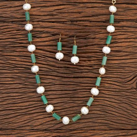 Antique Moti Necklace With Gold Plating