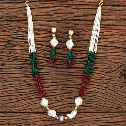 Antique Mala Necklace With Gold Plating