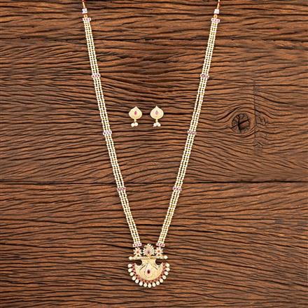 Antique Long Necklace With Gold Plating