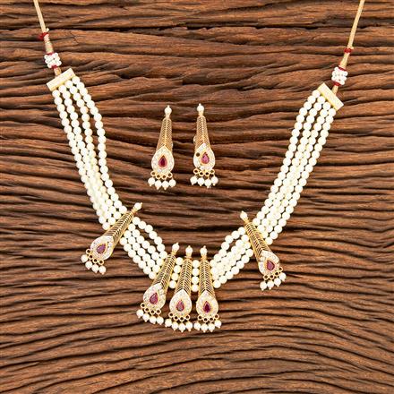 Antique Choker Necklace With Gold Plating