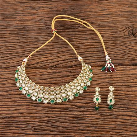 Antique Mukut Necklace With Gold Plating