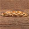 Antique Classic Bangles With Matte Gold Plating