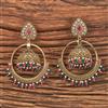 Antique Moti Earring With Mehndi Plating