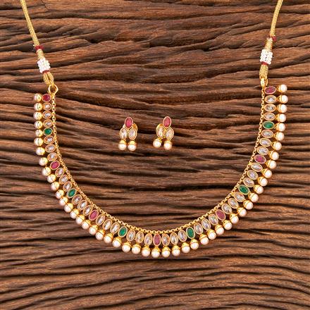 Antique Delicate Necklace With Gold Plating