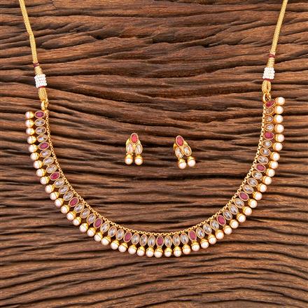 Antique Delicate Necklace With Gold Plating