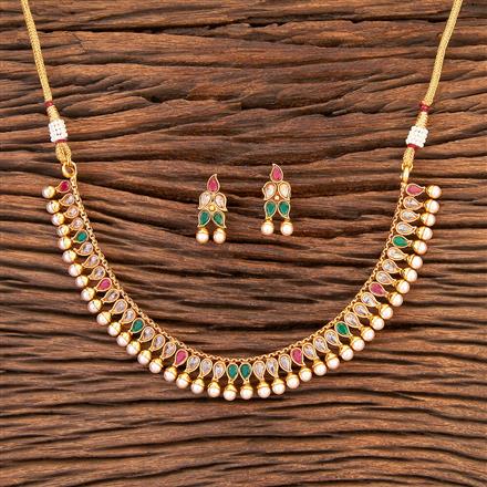 Antique Delicate Necklace With Gold Plating