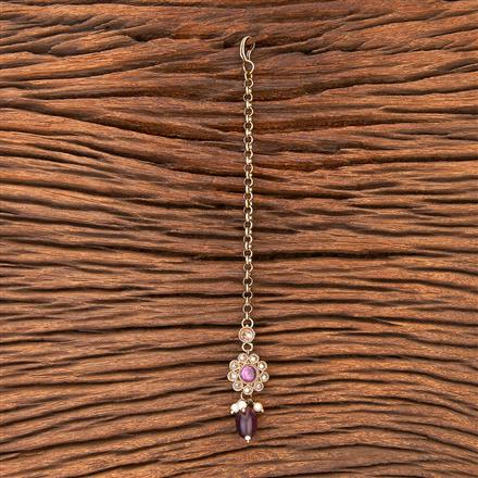 Antique Delicate Tikka With Mehndi Plating