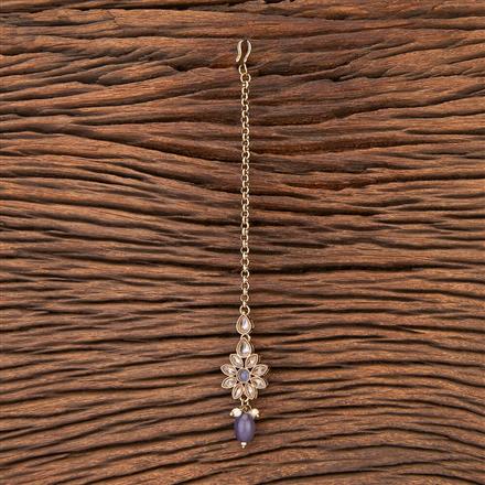 Antique Moti Tikka With Mehndi Plating