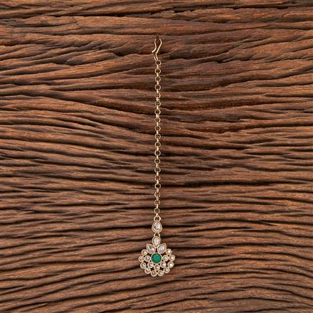 Antique Delicate Tikka With Mehndi Plating