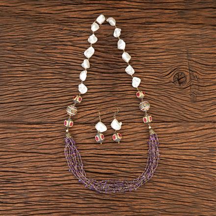 Antique Mala Necklace With 2 Tone Plating