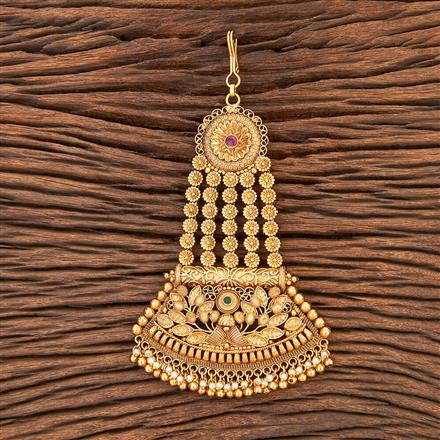 Antique South Indian Pasa With Matte Gold Plating