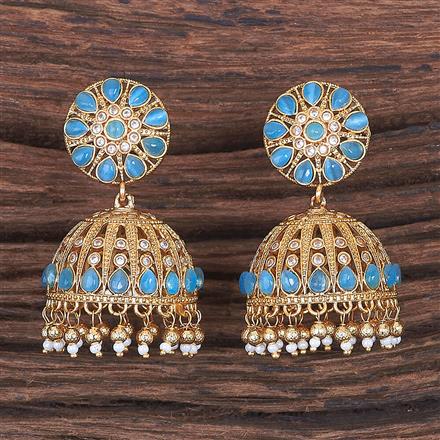 Antique Jhumki With Gold Plating