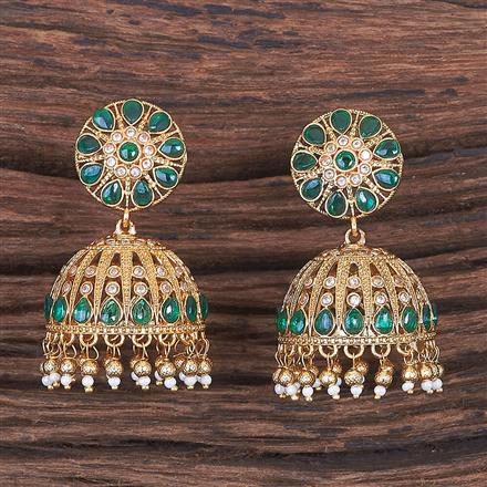 Antique Jhumki With Gold Plating