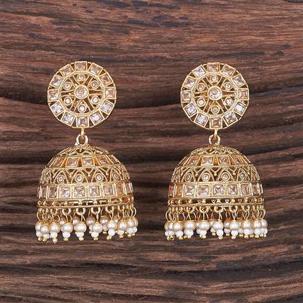 Antique Jhumki With Gold Plating