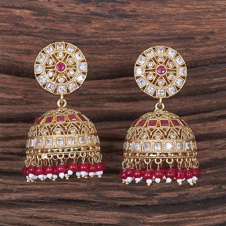 Antique Jhumki With Gold Plating