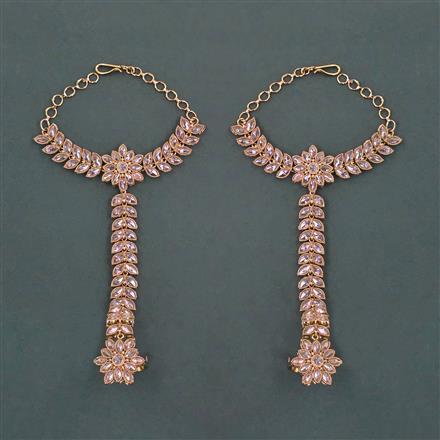 Antique Reverse Ad Stone Hath Pan With Mehndi Plating