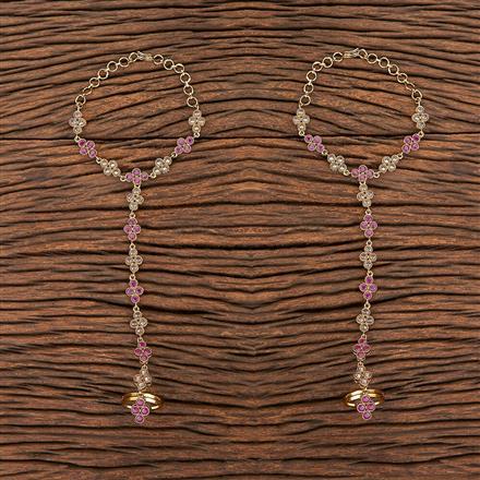 Antique Reverse Ad Stone Hath Pan With Mehndi Plating