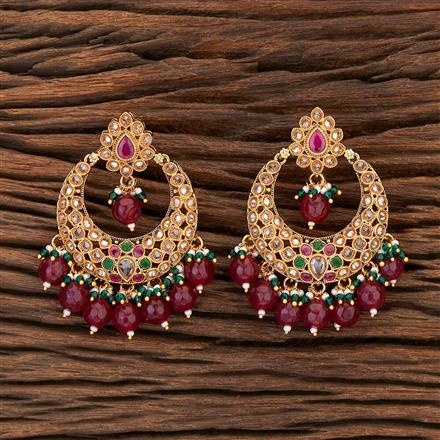 Antique Chand Earring With Gold Plating